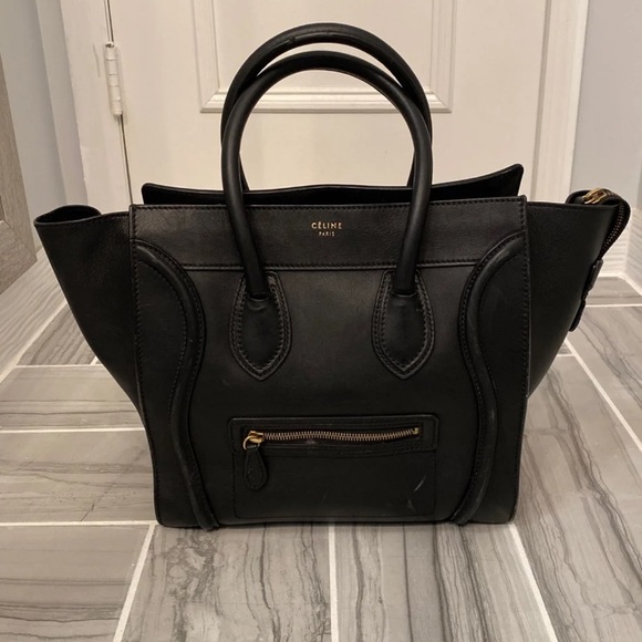 🧖‍♀️ AT THE SPA 🧖‍♀️ Celine Micro Luggage Tote - Picture 1 of 8